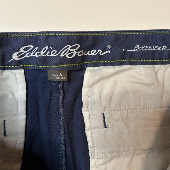 Eddie Bauer Women's Stretch Legend Wash Boyfriend Pants Size 6 - Picture 6 of 14
